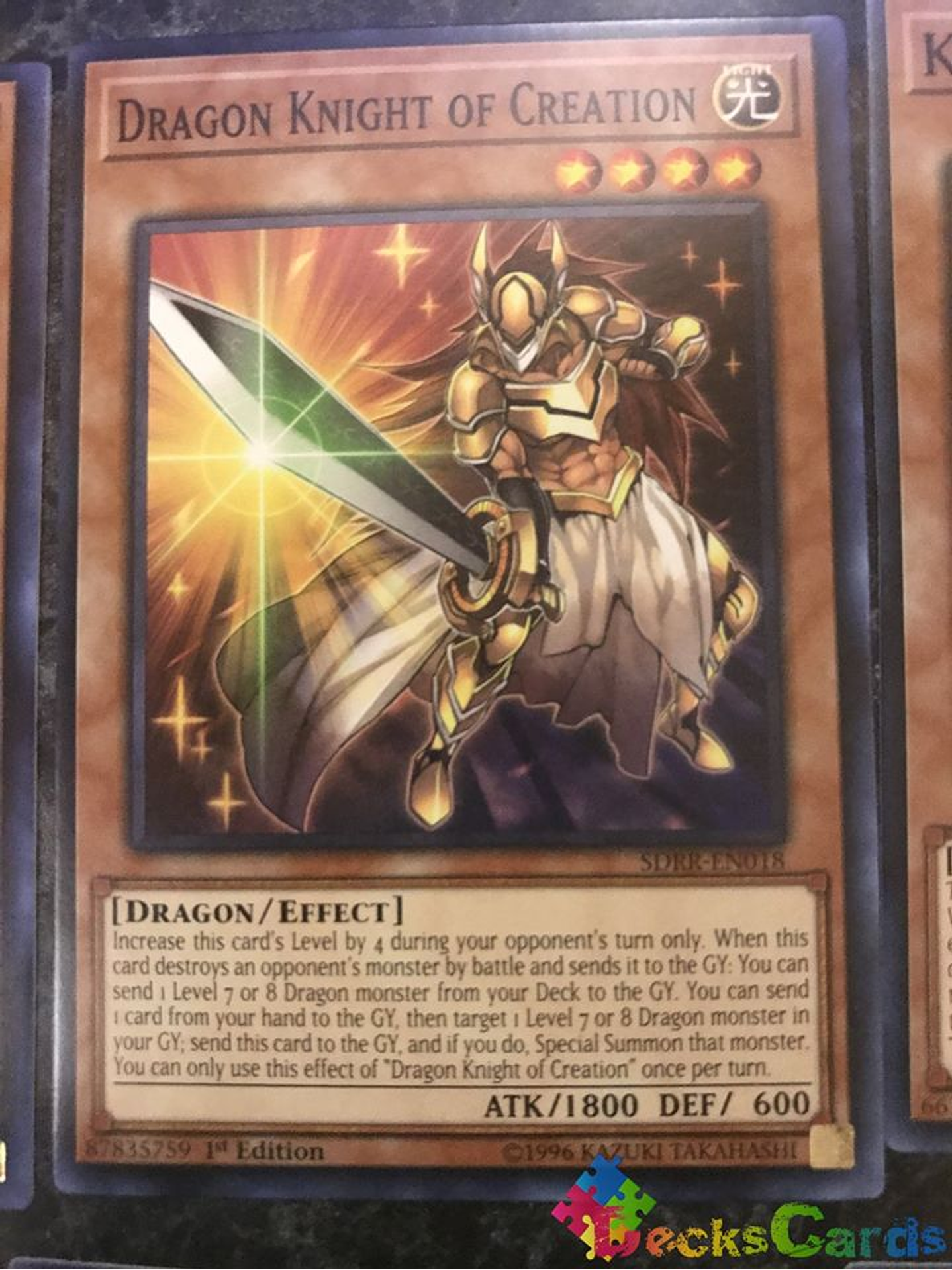Dragon Knight of Creation - SDRR-EN018 - Common 1st Edition 1