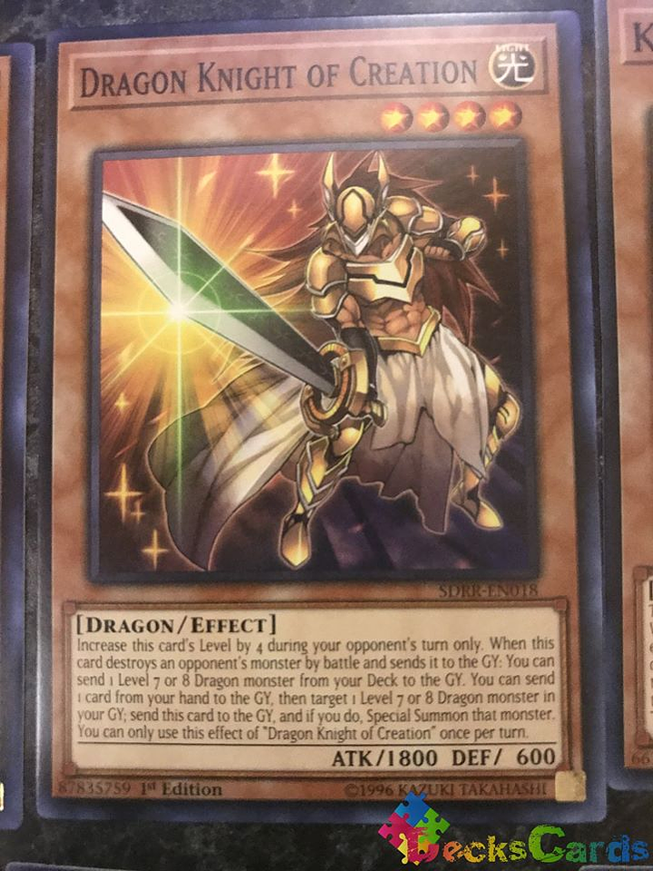 Dragon Knight of Creation - SDRR-EN018 - Common 1st Edition 1
