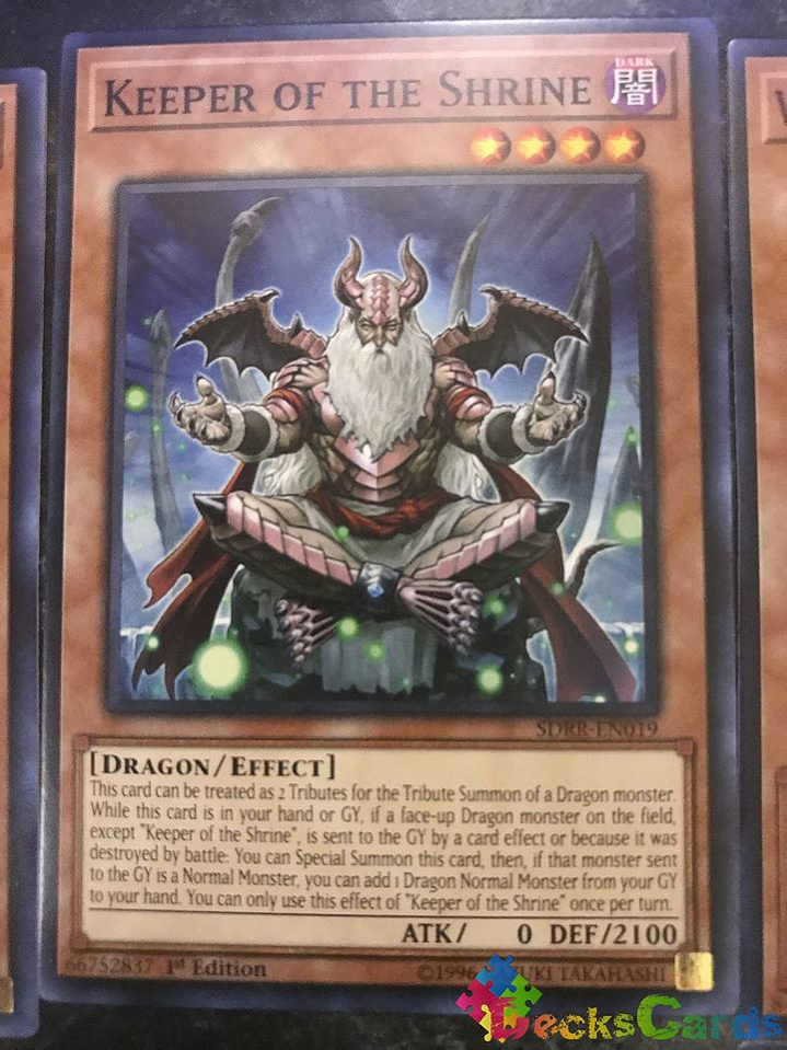 Keeper of the Shrine - SDRR-EN019 - Common 1st Edition 1