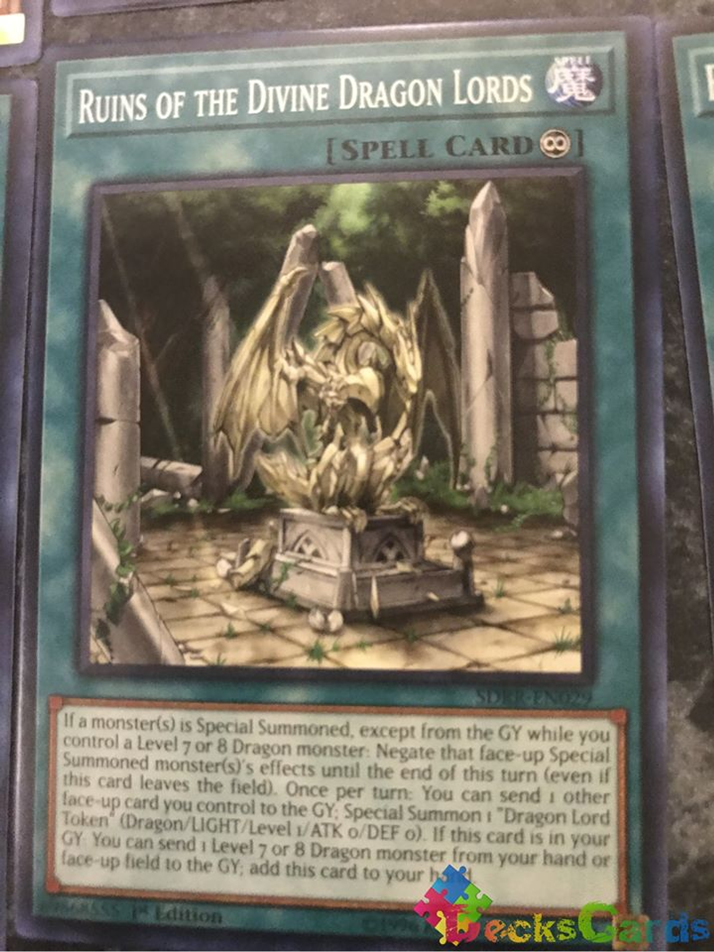 Ruins of the Divine Dragon Lords - SDRR-EN029 - Common 1st Edition 1