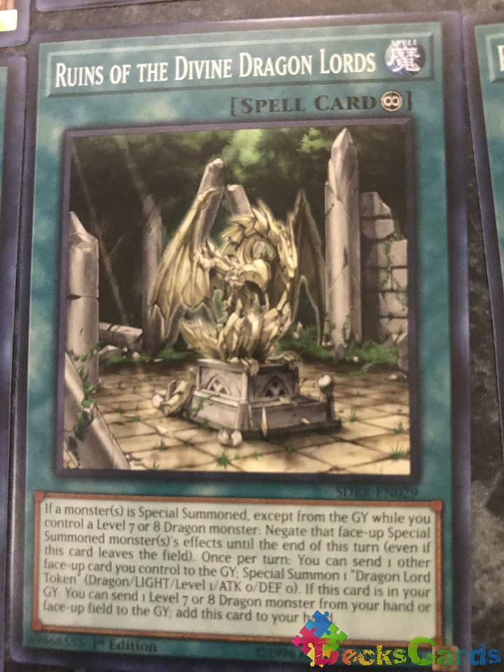 Ruins of the Divine Dragon Lords - SDRR-EN029 - Common 1st Edition 1