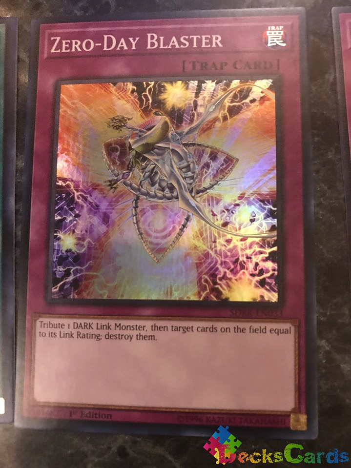 Zero-Day Blaster - SDRR-EN033 - Super Rare 1st Edition 1