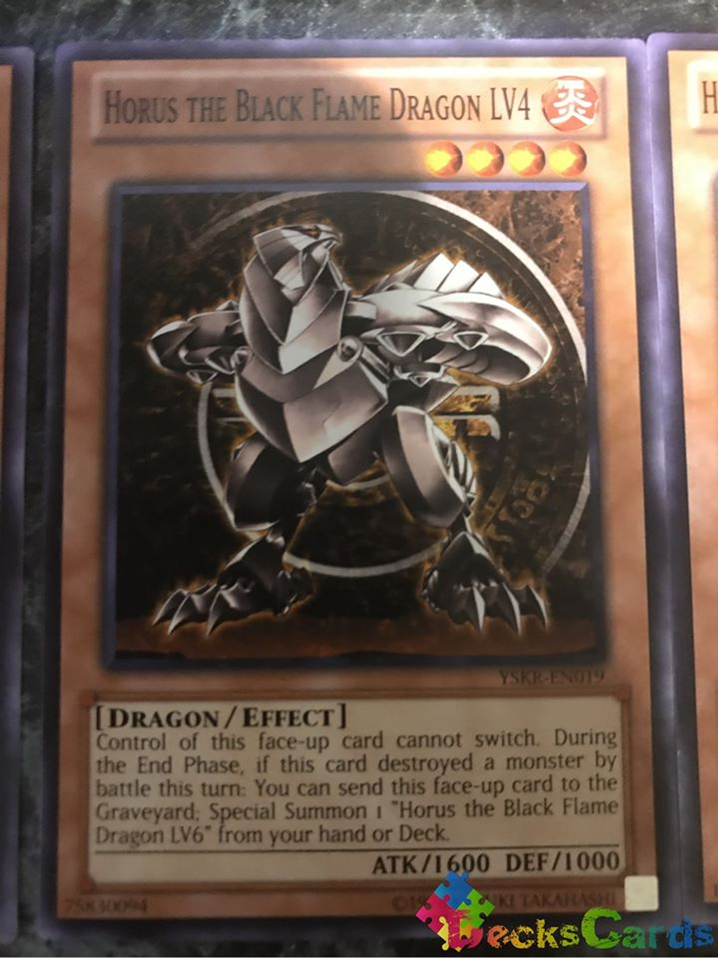 Horus the Black Flame Dragon LV4 - YSKR-EN019 - Common Unlimited 1