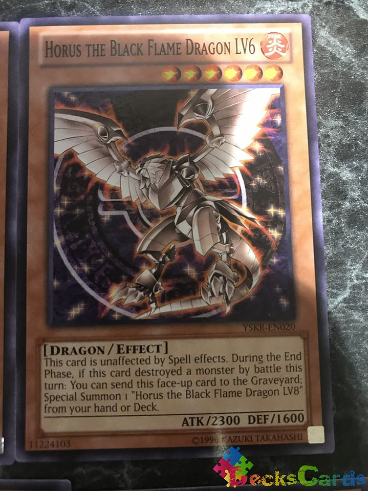 Horus the Black Flame Dragon LV6 - YSKR-EN020 - Common Unlimited 1