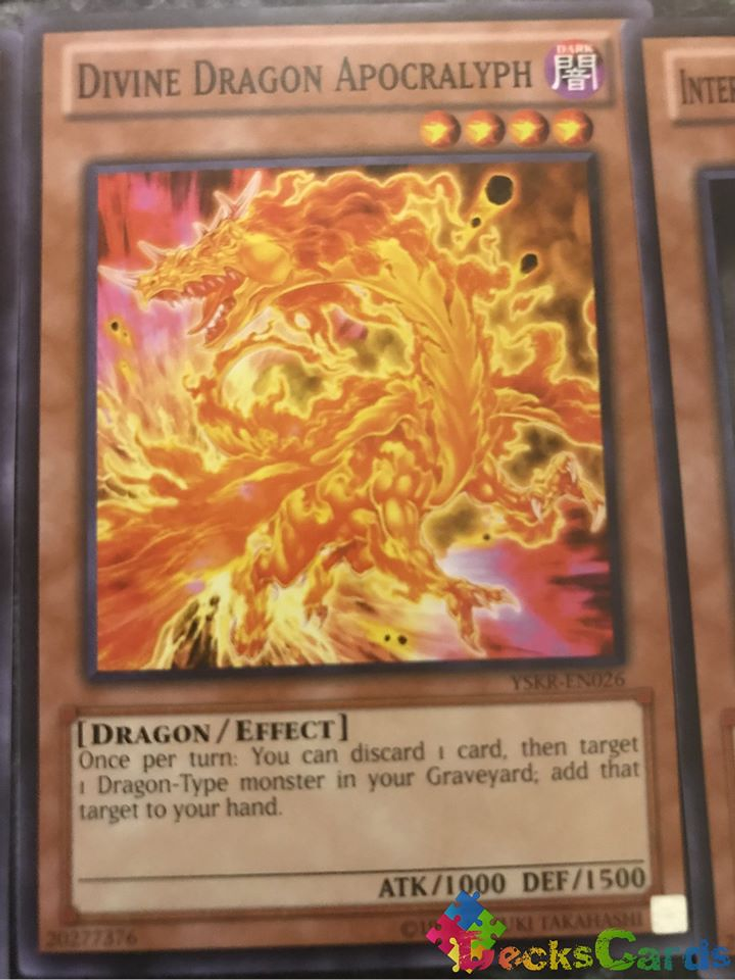 Divine Dragon Apocralyph - YSKR-EN026 - Common Unlimited 1