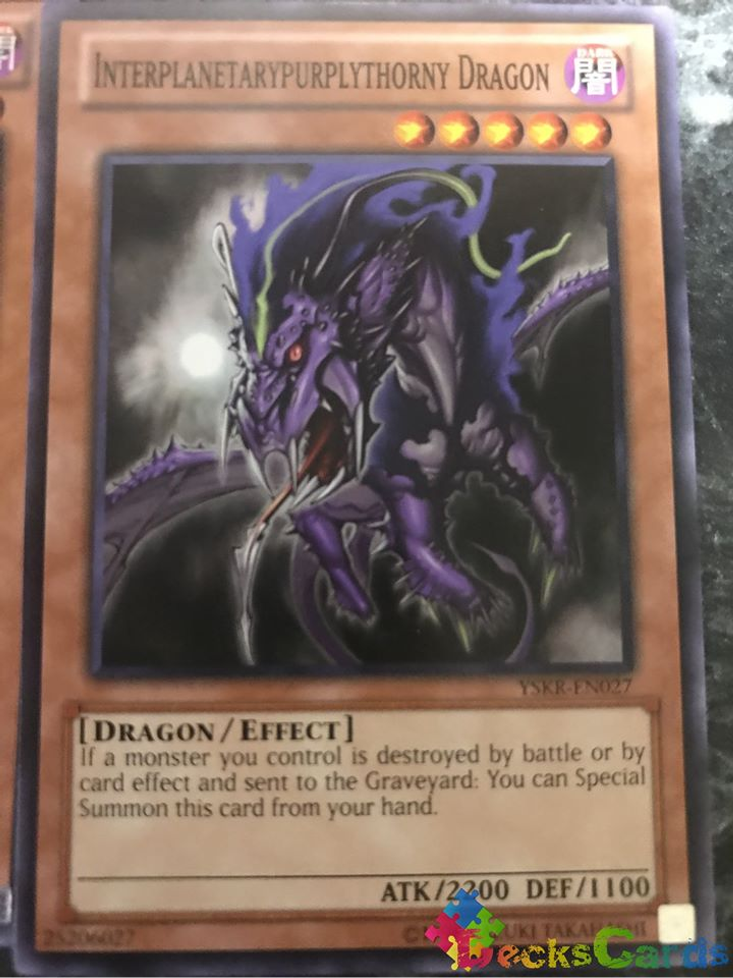 Interplanetarypurplythorny Dragon - YSKR-EN027 - Common Unlimited 1