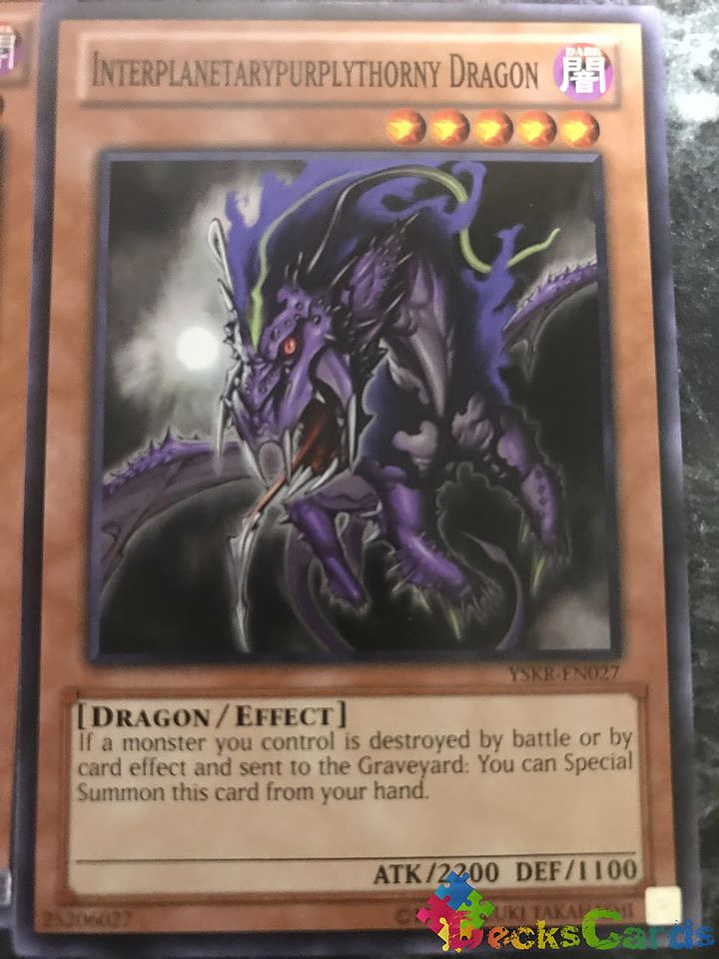 Interplanetarypurplythorny Dragon - YSKR-EN027 - Common Unlimited 1