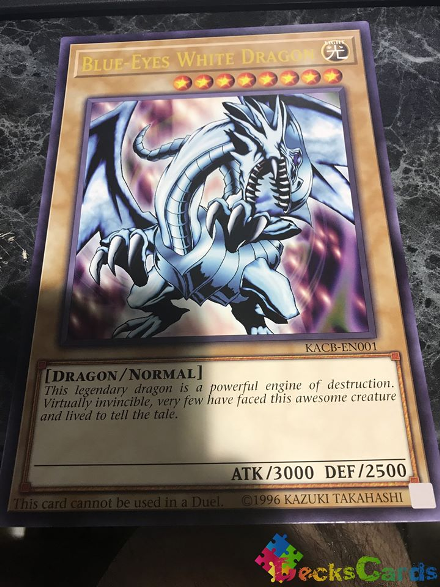 Blue-Eyes White Dragon - KACB-EN001 - Oversized Promo 1