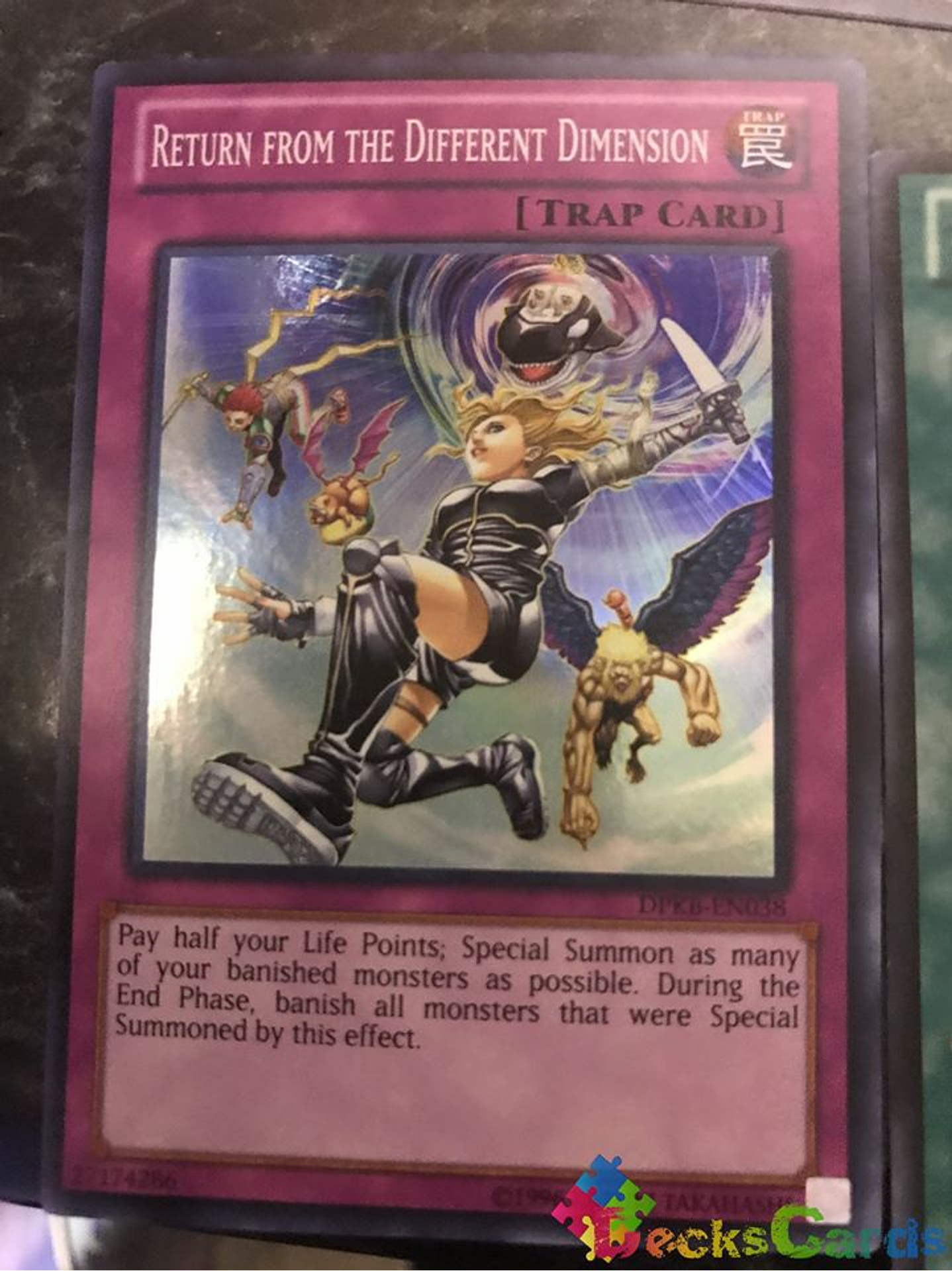 Return from the Different Dimension - DPKB-EN038 - Super Rare Unlimited 1