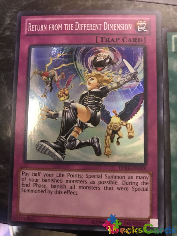 Return from the Different Dimension - DPKB-EN038 - Super Rare Unlimited 1
