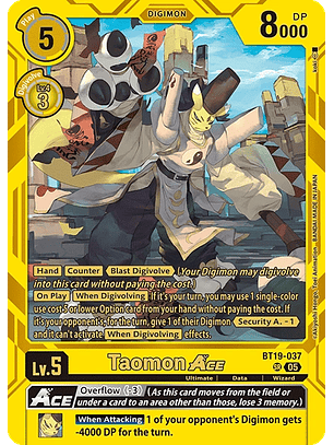 BT19-037 SR Taomon ACE (ST22)