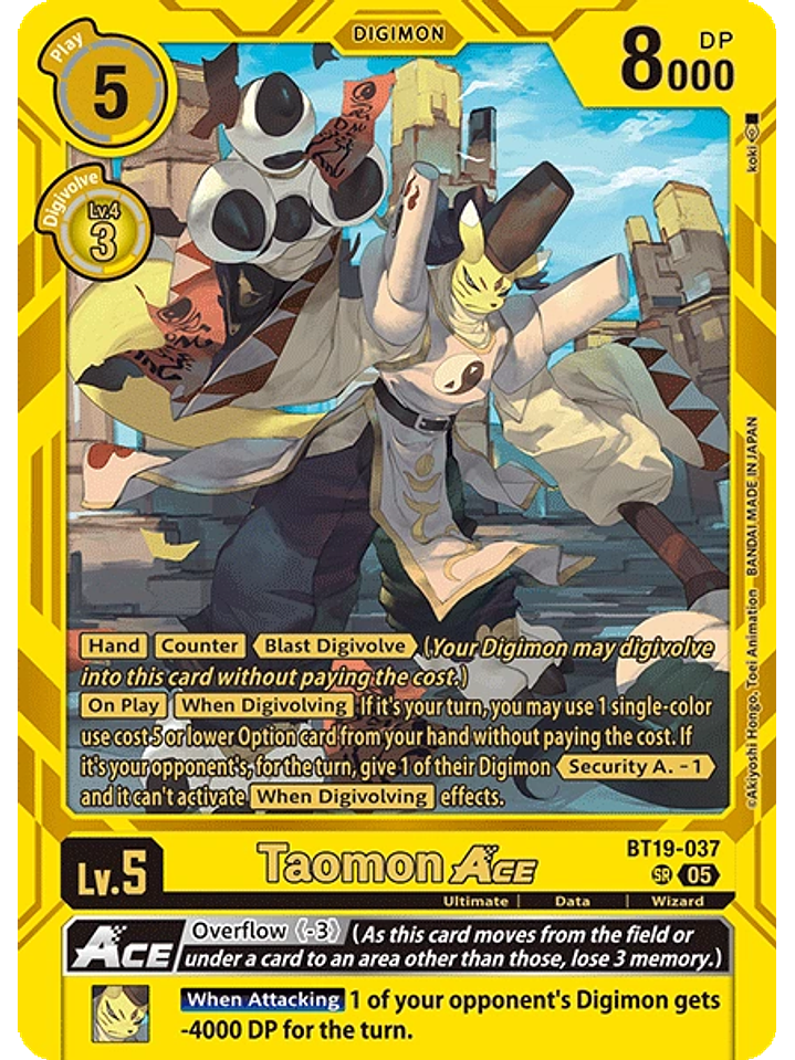 BT19-037 SR Taomon ACE (ST22) 1
