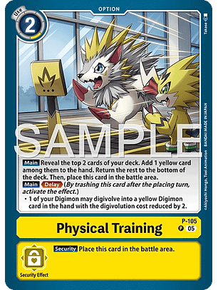 P-105 P Physical Training (ST22)