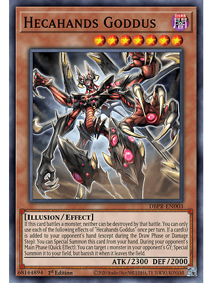 Hecahands Godos - PHRE-EN003 - Super Rare 1st Edition