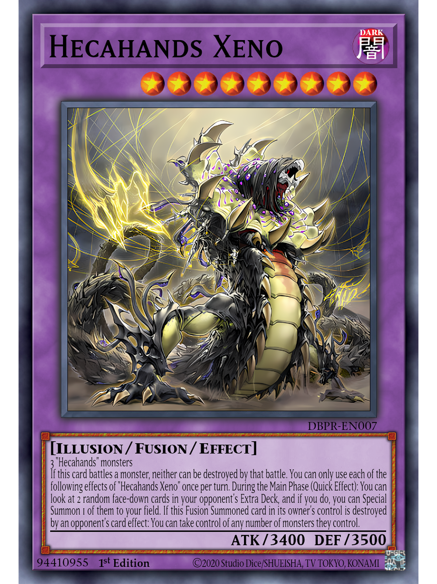 Hecahands Xeno - PHRE-EN007 - Super Rare 1st Edition 1