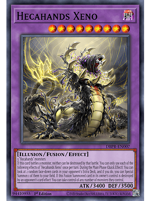 Hecahands Xeno - PHRE-EN007 - Super Rare 1st Edition