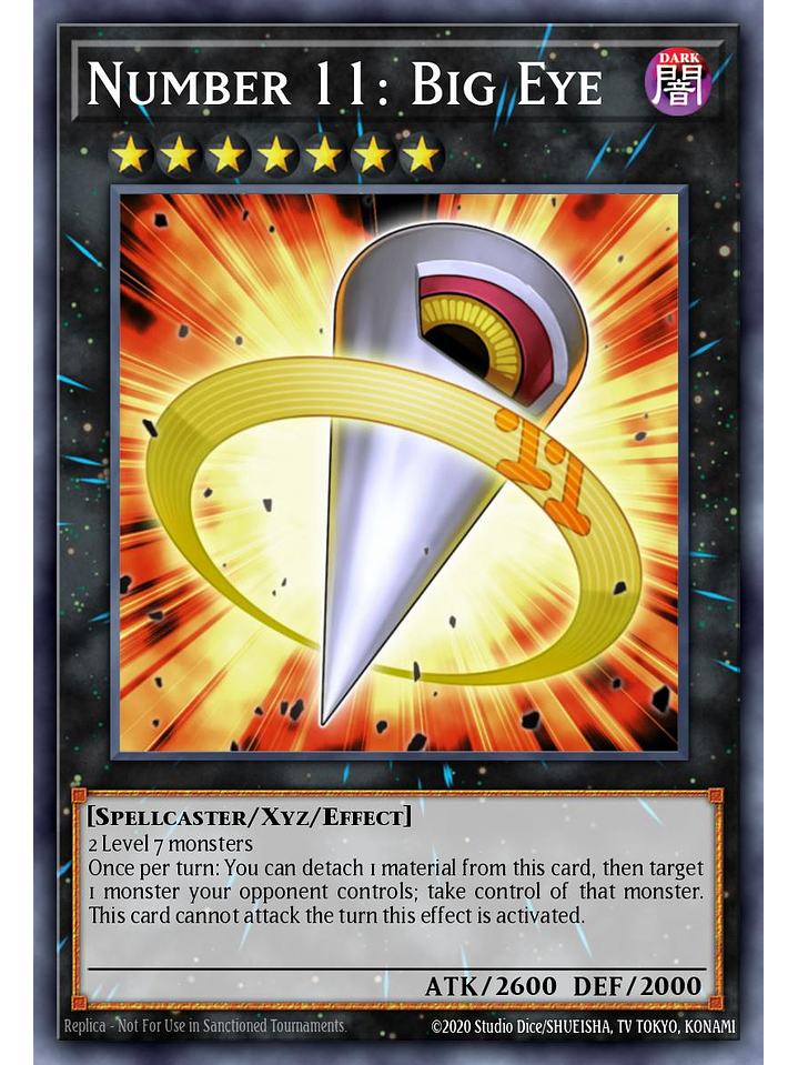 Number 11: Big Eye - PHRE-EN013 - Rare 1st Edition 1