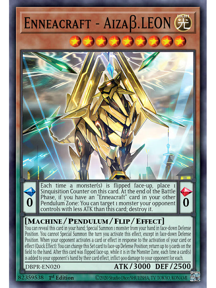 Enneacraft - Aiza.LEON - PHRE-EN020 - Super Rare 1st Edition 1