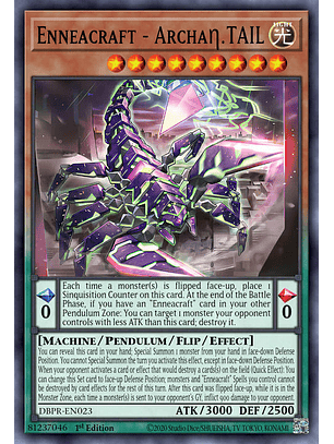 Enneacraft - Archa.TAIL - PHRE-EN023 - Super Rare 1st Edition