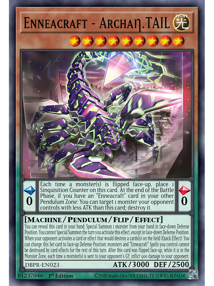 Enneacraft - Archa.TAIL - PHRE-EN023 - Super Rare 1st Edition 1