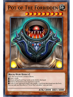 Pot of The Forbidden - PHRE-EN027 - Super Rare 1st Edition