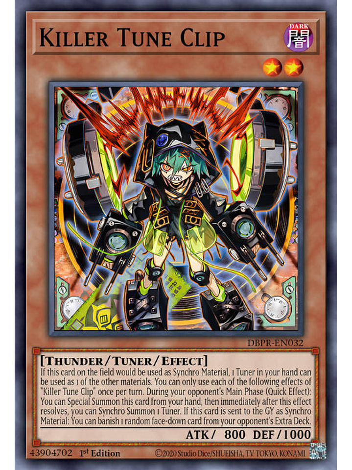 Kewl Tune Clip - PHRE-EN032 - Super Rare 1st Edition 1