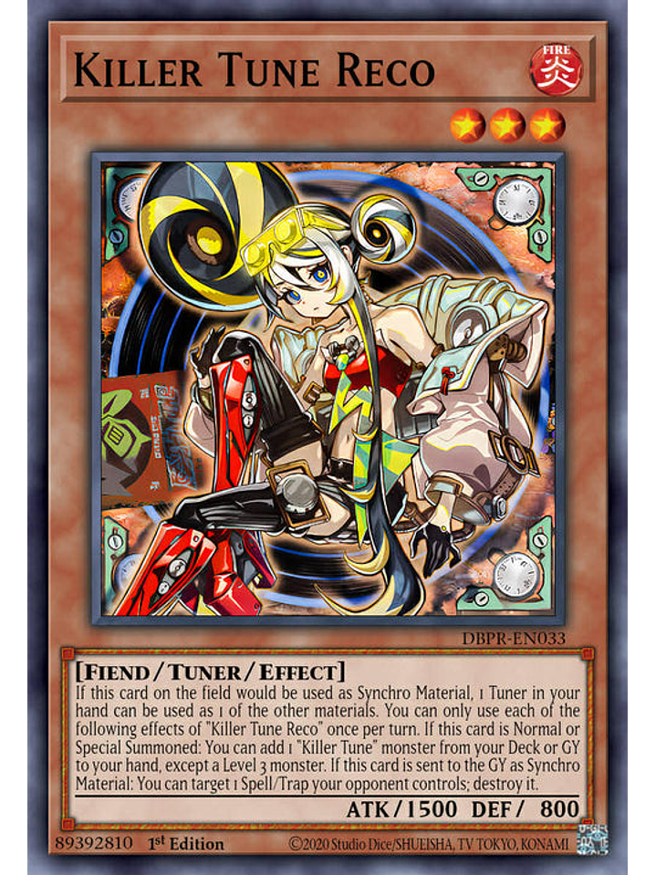 Kewl Tune Reco - PHRE-EN033 - Collector's Rare 1st Edition 1