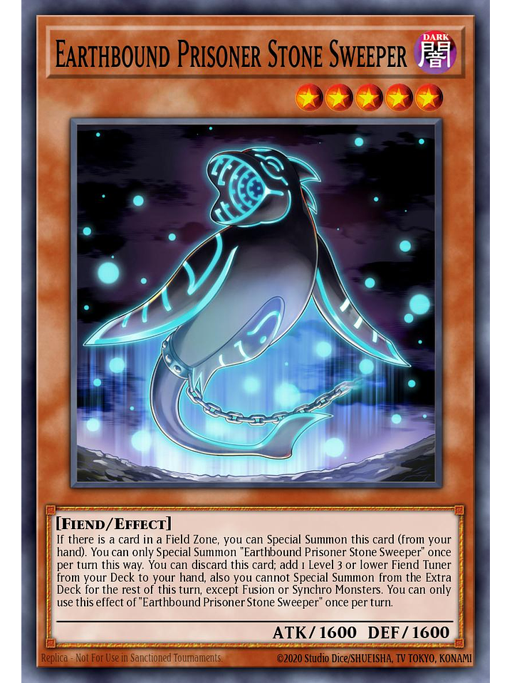 Earthbound Prisoner Stone Sweeper - PHRE-EN044 - Rare 1st Edition 1