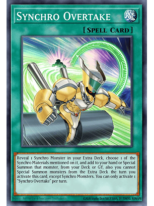 Synchro Overtake - PHRE-EN045 - Rare 1st Edition