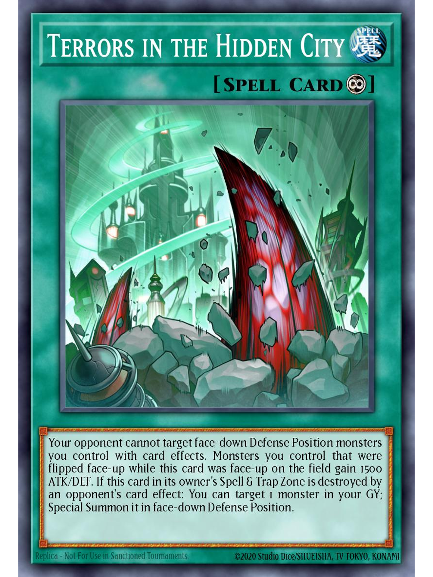 Terrors in the Hidden City - PHRE-EN054 - Super Rare 1st Edition 1