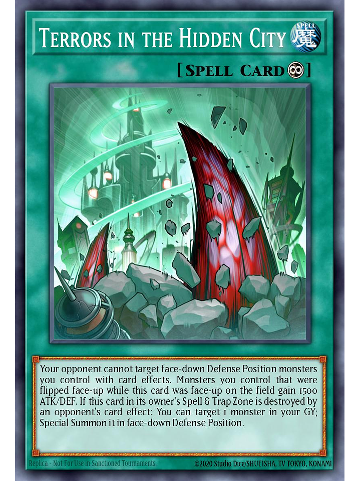 Terrors in the Hidden City - PHRE-EN054 - Super Rare 1st Edition 1