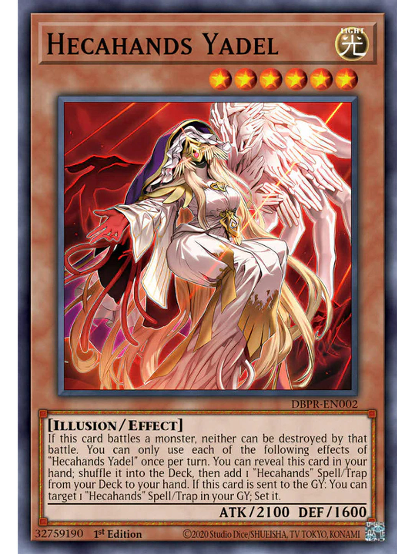 Hecahands Yadel - PHRE-EN002 - Collector's Rare 1st Edition 1