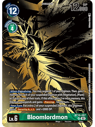 BT10-057 (Alternate Art) Bloomlordmon