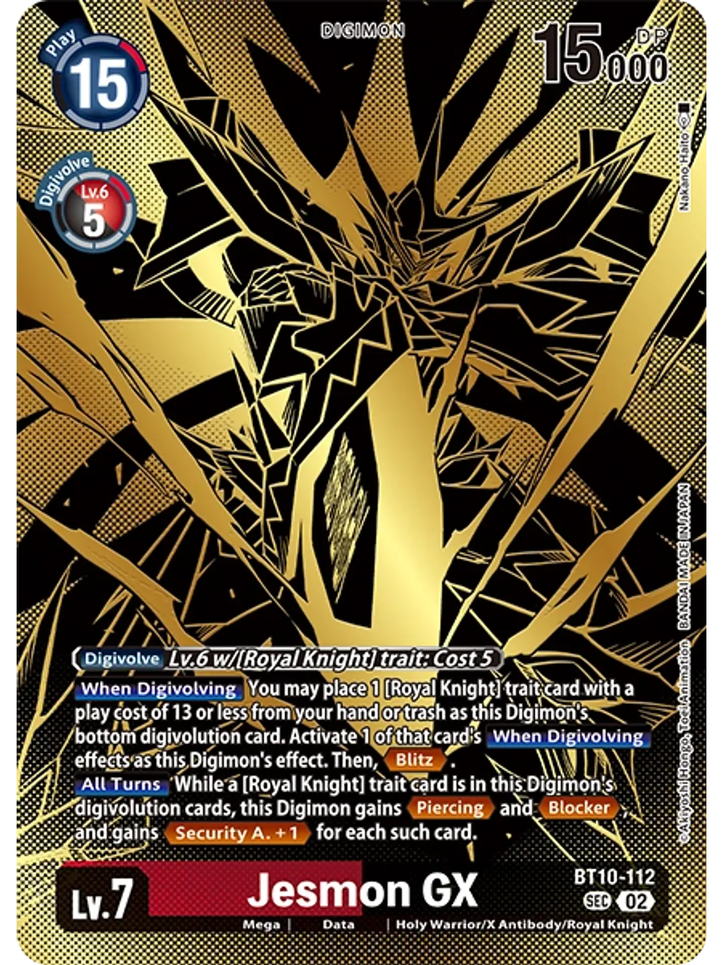 BT10-112 (Alternate Art) Jesmon GX 1