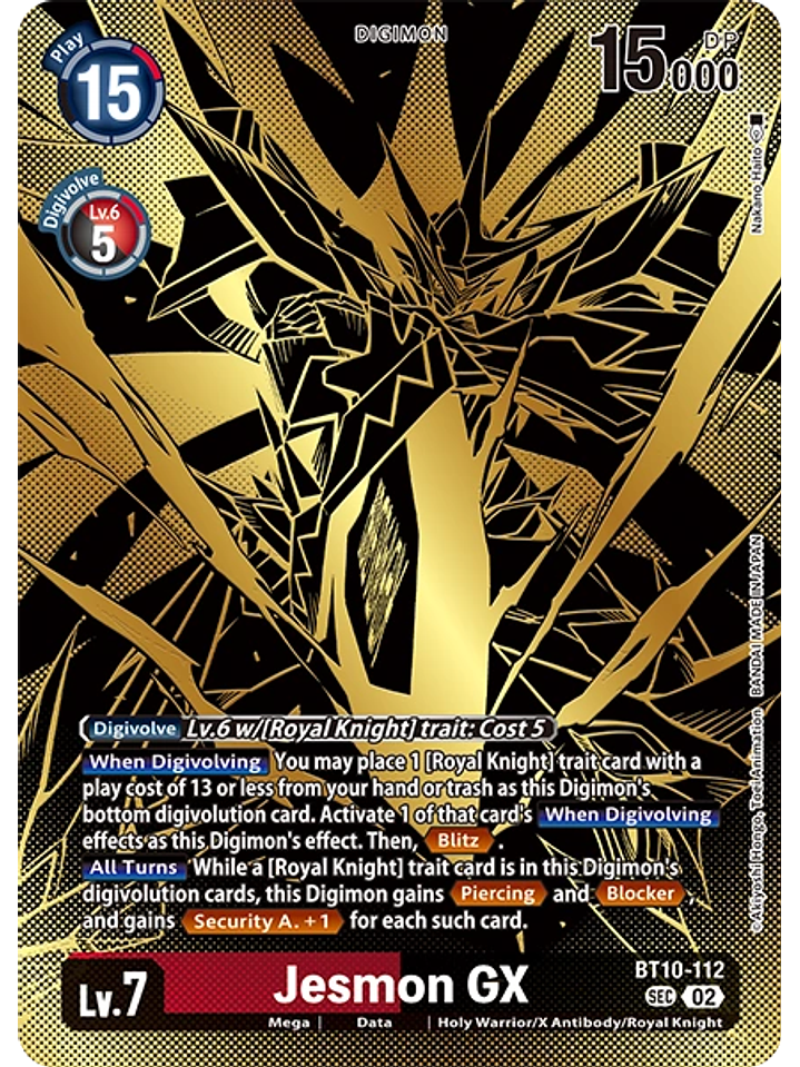 BT10-112 (Alternate Art) Jesmon GX 1