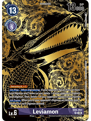 EX5-063 (Alternate Art) Leviamon