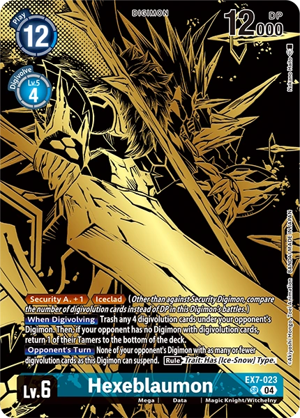 EX7-023 (Alternate Art) Hexeblaumon
