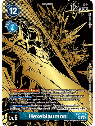 EX7-023 (Alternate Art) Hexeblaumon
