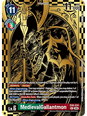 EX8-074 (Alternate Art) MedievalGallantmon