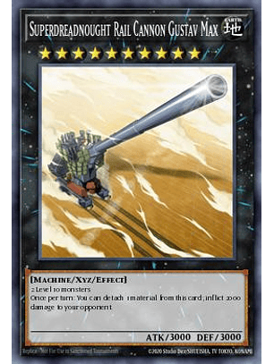 Superdreadnought Rail Cannon Gustav Max - LART-EN018 - Ultra Rare