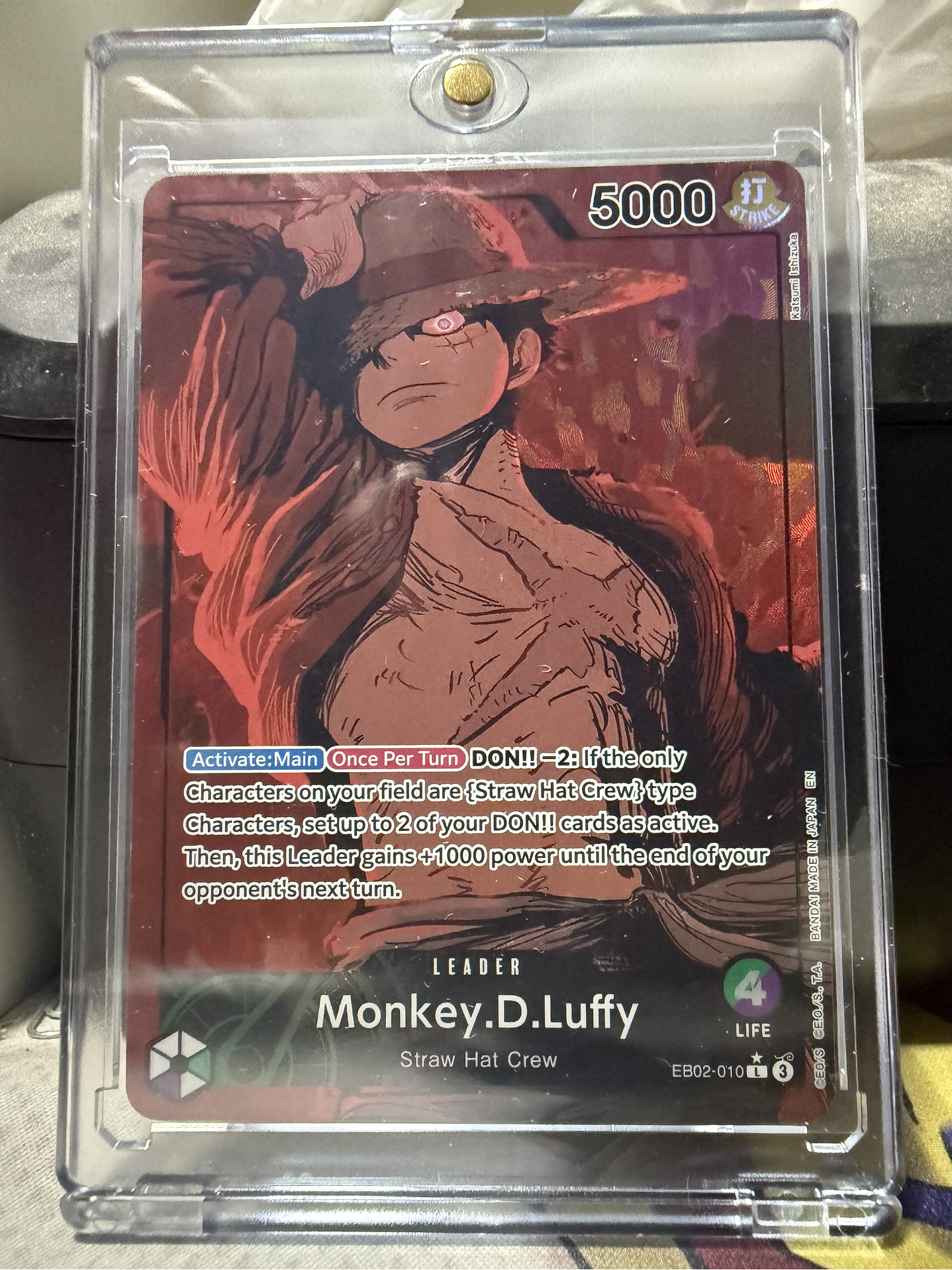 EB02-010 (Alternate Art) Monkey.D.Luffy (010) 5