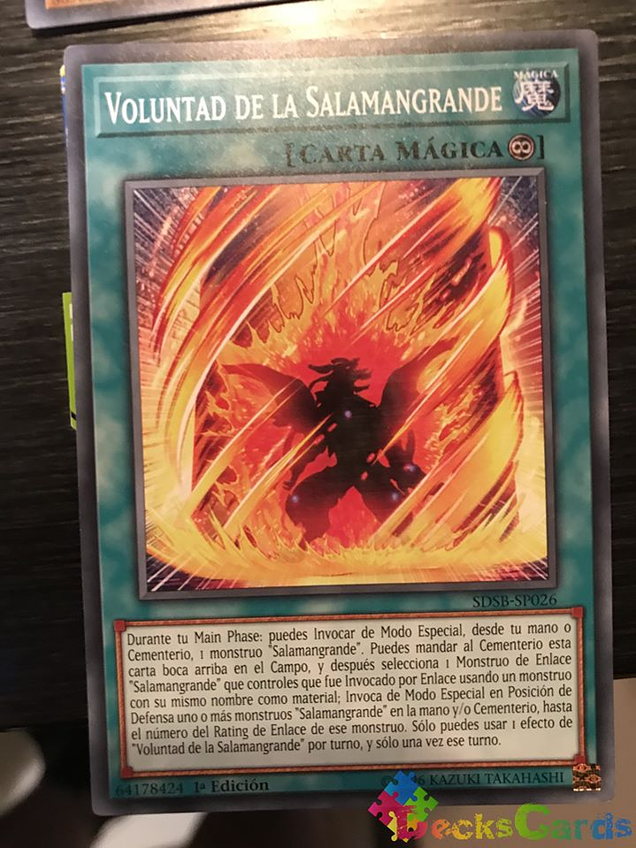 Will of the Salamangreat - SDSB-EN026 - Common 1st Edition 1