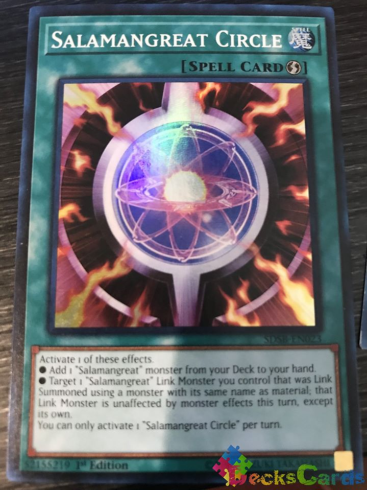 Salamangreat Circle - SDSB-EN023 - Super Rare 1st Edition 2