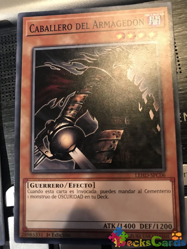 Armageddon Knight - LEHD-ENC06 - Common 1st Edition 1