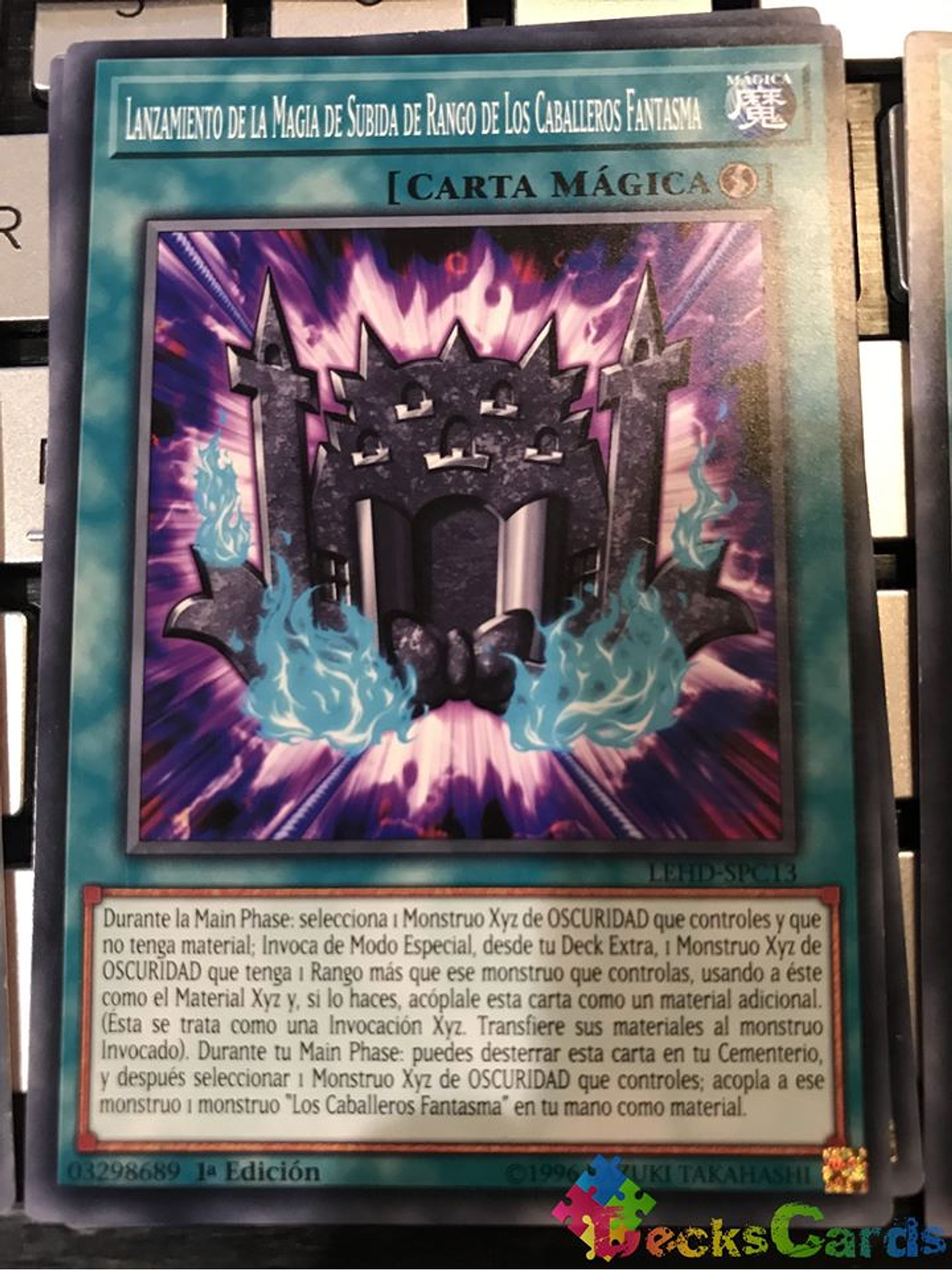 The Phantom Knights' Rank-Up-Magic Launch - LEHD-ENC13 - Common 1st Edition 1