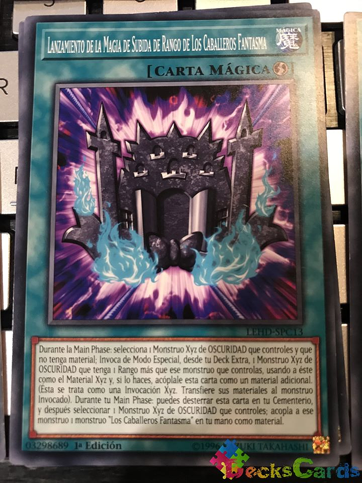 The Phantom Knights' Rank-Up-Magic Launch - LEHD-ENC13 - Common 1st Edition 1