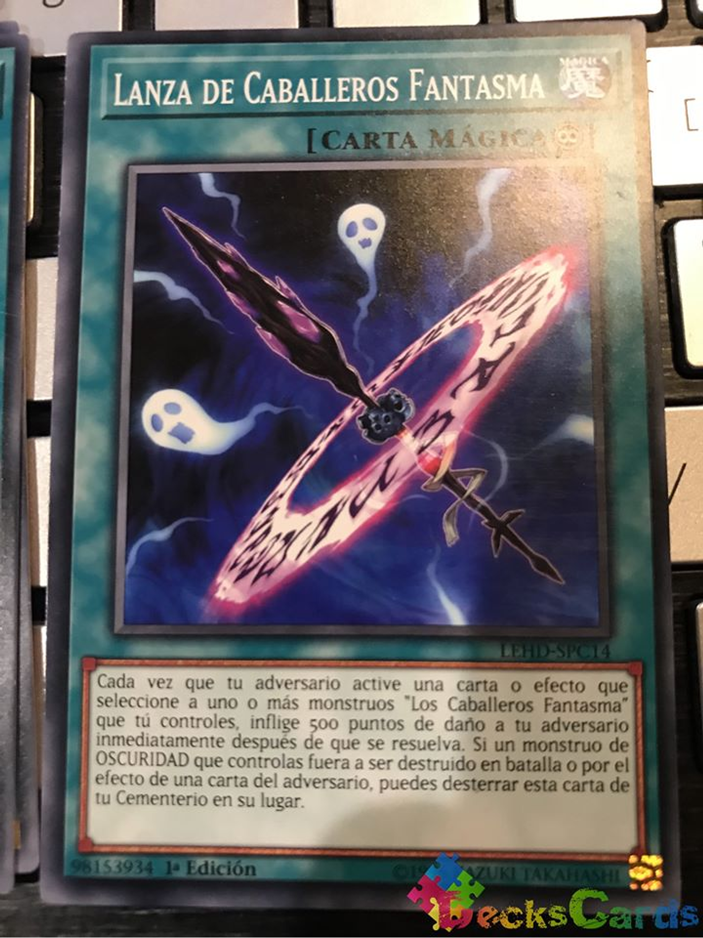 Phantom Knights' Spear - LEHD-ENC14 - Common 1st Edition 1