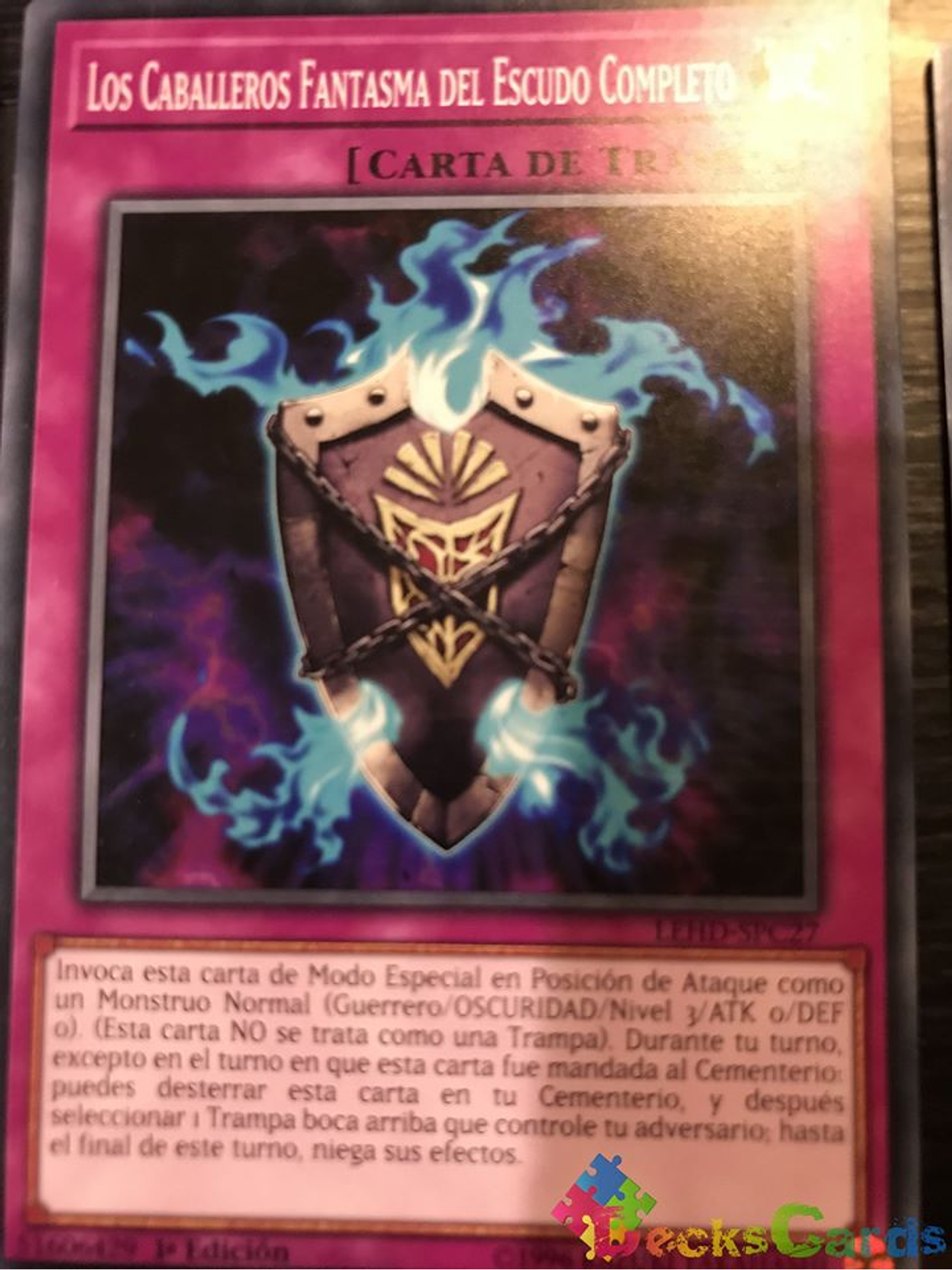 The Phantom Knights of Tomb Shield - LEHD-ENC27 - Common 1st Edition 1