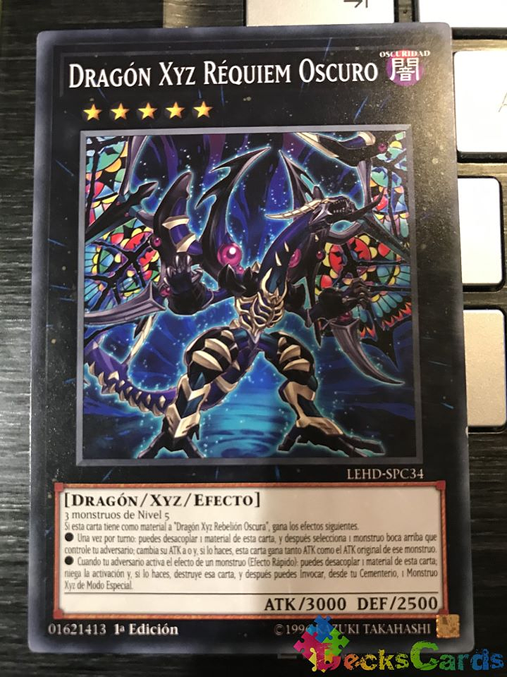 Dark Requiem Xyz Dragon - LEHD-ENC34 - Common 1st Edition 1