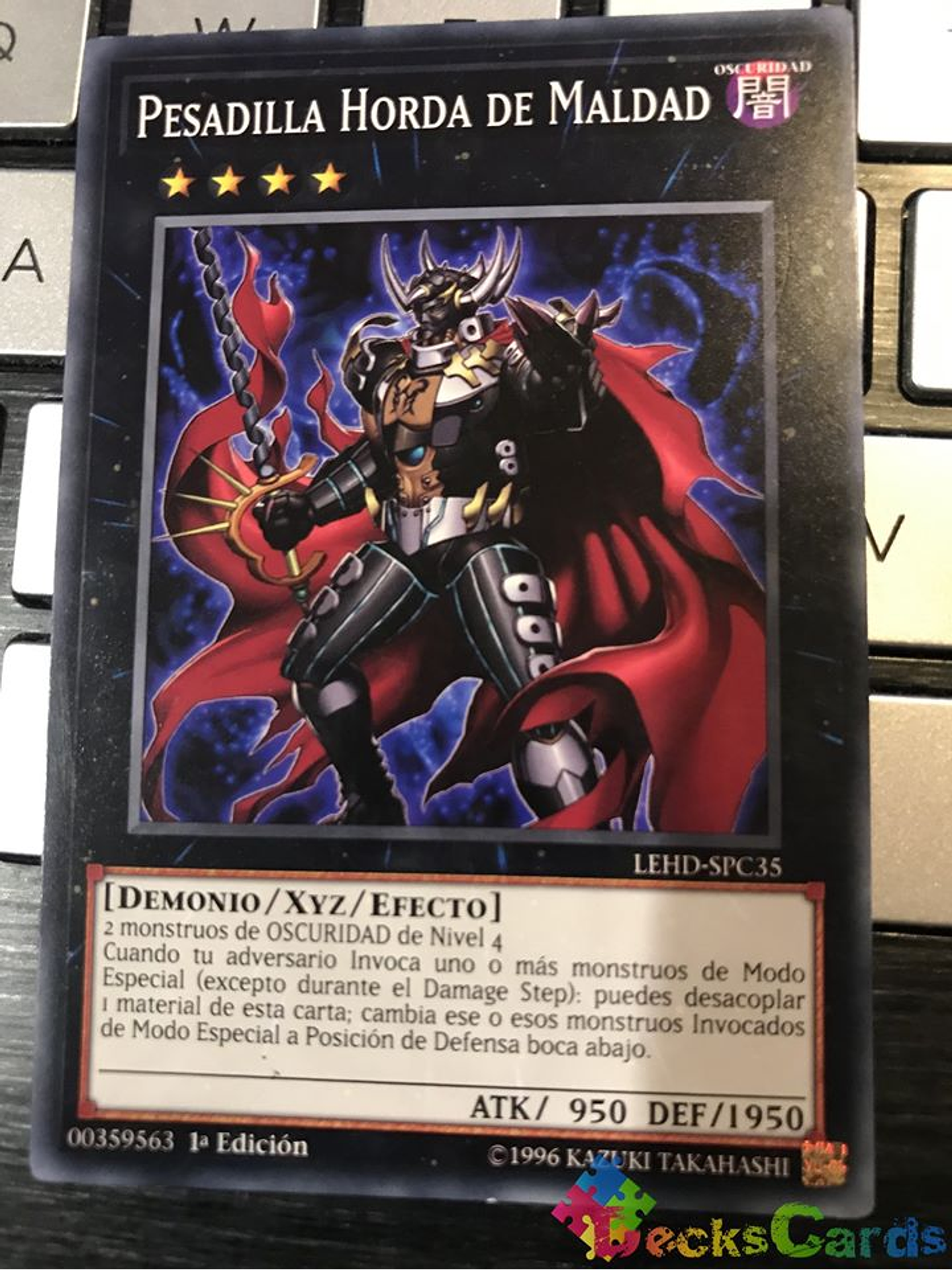 Evilswarm Nightmare - LEHD-ENC35 - Common 1st Edition 1